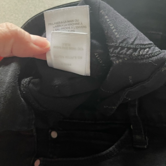 Articles Of Society Black Raw Cut Ankle Cut Jeans Size 32 - Picture 8 of 12